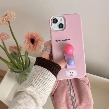 Strap Case Beaded Phone Finger