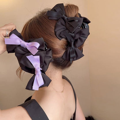 Ribbon Bow Hair Claw