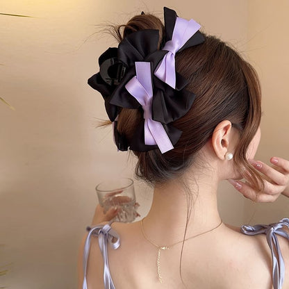 Ribbon Bow Hair Claw