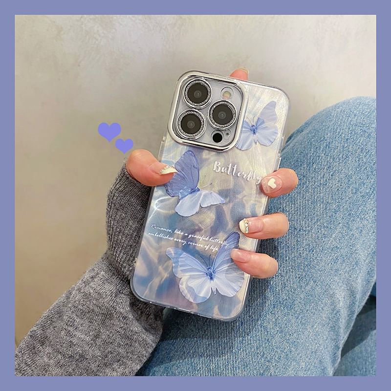 Strap Set Case Butterfly Phone /
