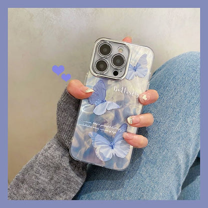 Strap Set Case Butterfly Phone /