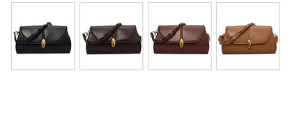 Flap Faux Leather Shoulder Bag