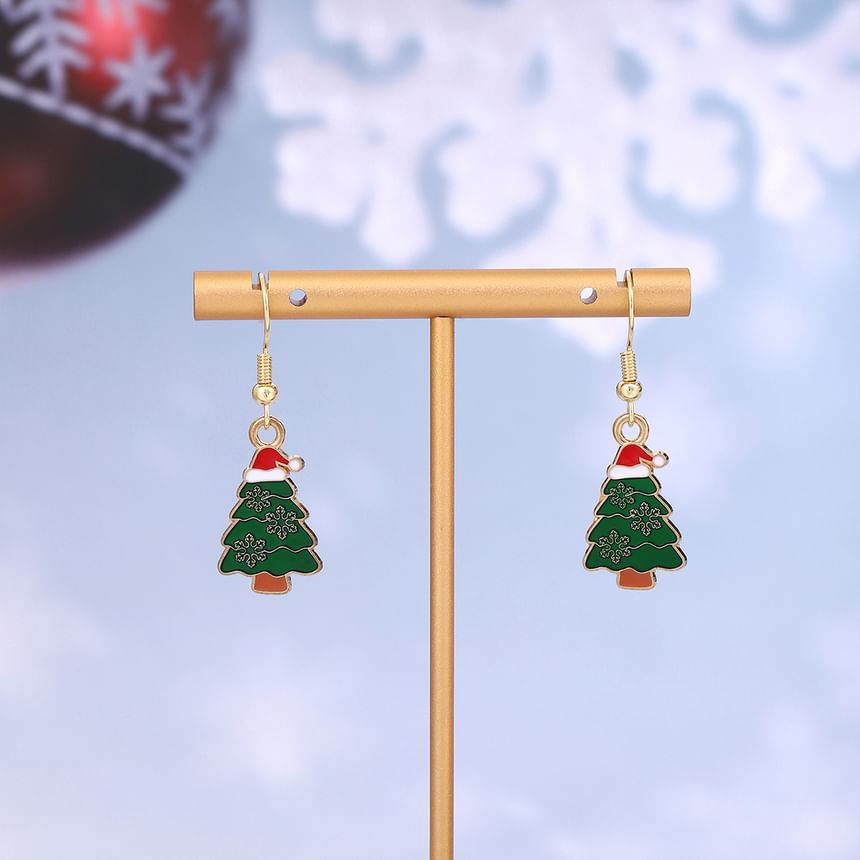 Christmas Cartoon Alloy Drop Earring