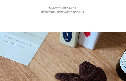 Bow Knit Hair Clip