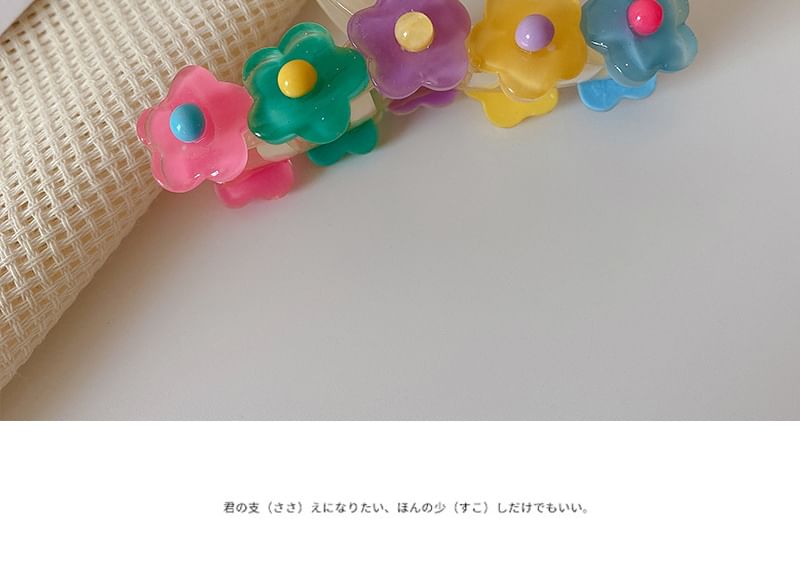 Floral Hair Claw