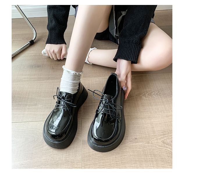 Platform Lace Up Shoes