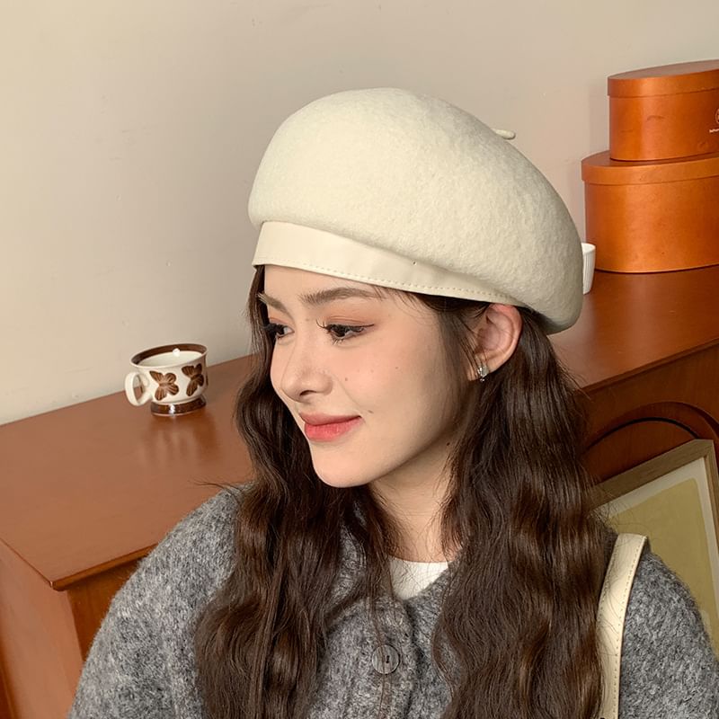 Plain Beret Hat