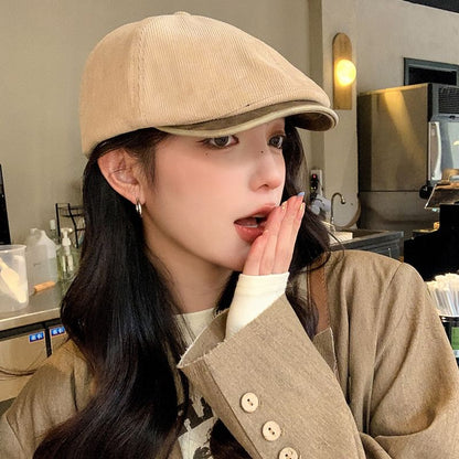 Corduroy Flat Cap