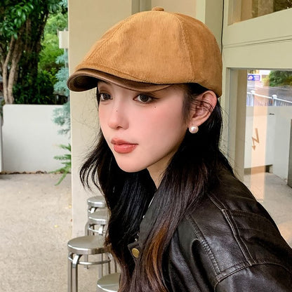Corduroy Flat Cap
