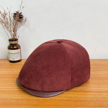 Corduroy Flat Cap