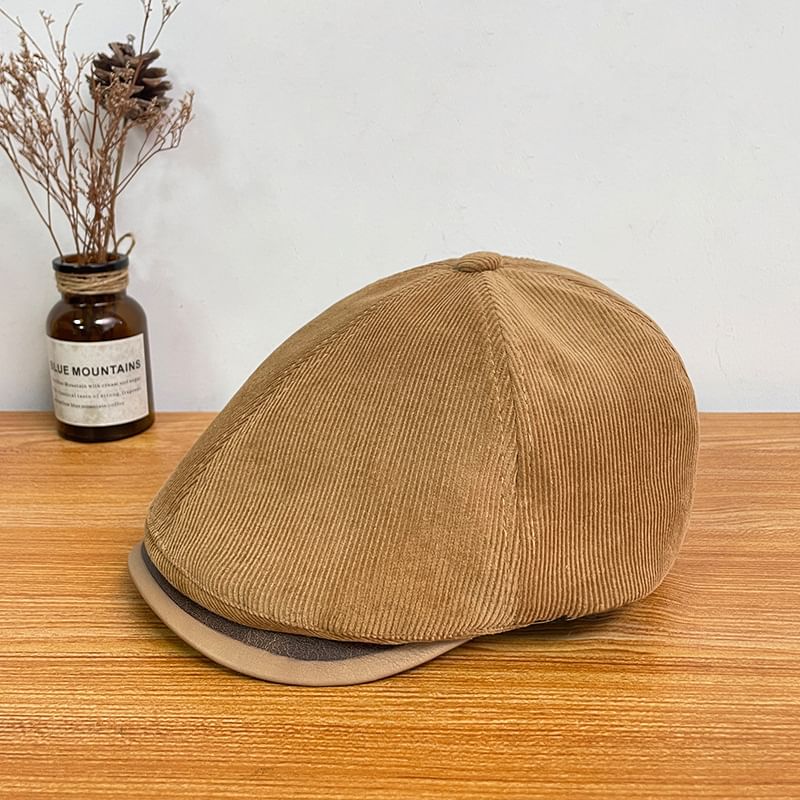 Corduroy Flat Cap