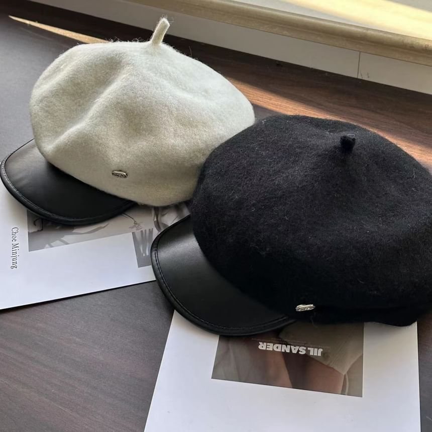 Wool Newsboy Cap
