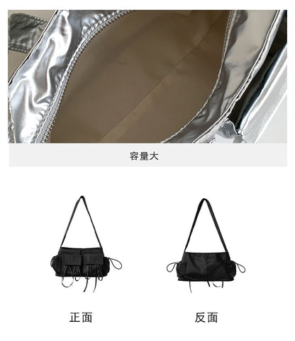 Multi-Pocket Bow Shoulder Bag