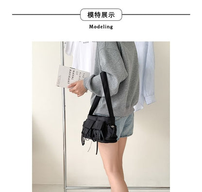 Multi-Pocket Bow Shoulder Bag