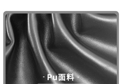 Ruffle Faux Leather Tote Bag