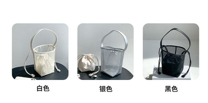 Set: Mesh Bucket Bag + Pouch
