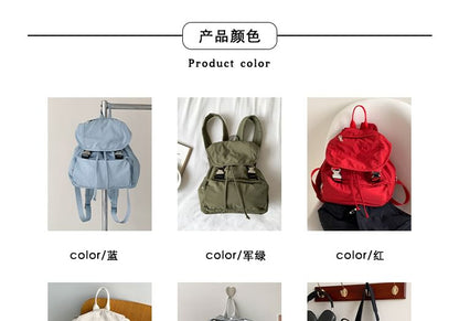 Buckled Multi-Pocket Backpack