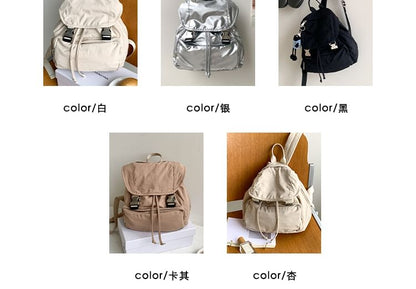 Buckled Multi-Pocket Backpack
