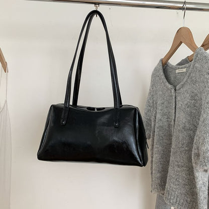 Faux Leather Tote Bag