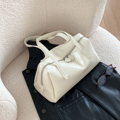 Faux Leather Tote Bag