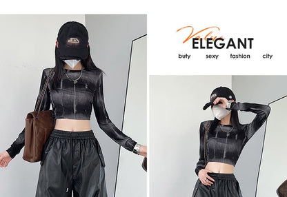 Drawstring Waist Plain Faux Leather Baggy Cargo Pants