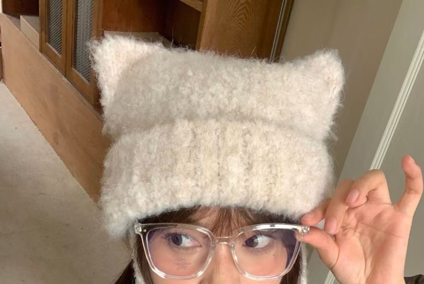 Cat Ear Knit Beanie