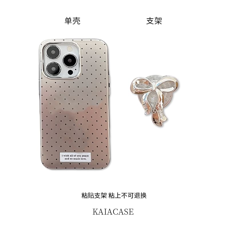 Case Phone Dot Polka