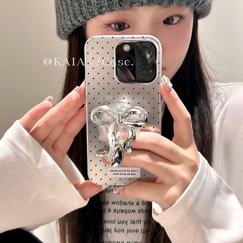 Case Phone Dot Polka
