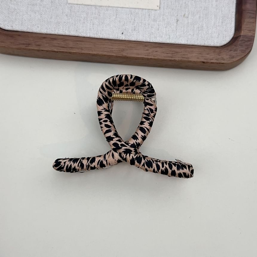 Leopard Print Hair Claw