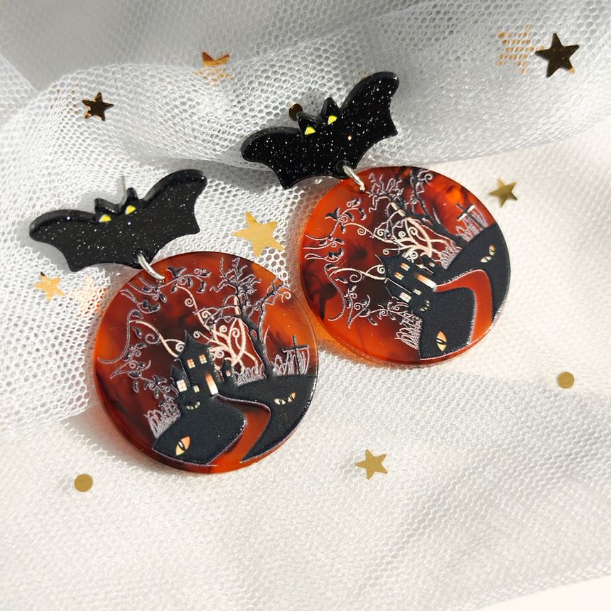 Halloween Acrylic Drop Earring