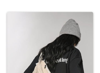 Bag Plain Belt Corduroy