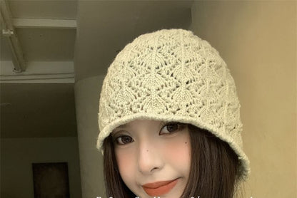 Crochet Knit Beanie Plain