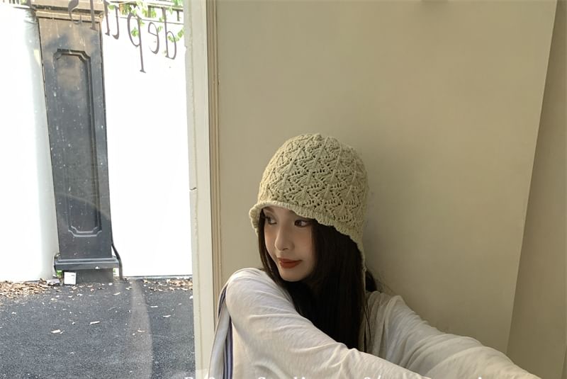Crochet Knit Beanie Plain
