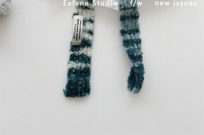 Gradient Scarf Skinny Knit