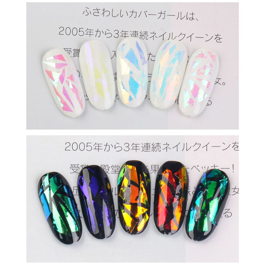 Holographic Film Nail Art Decoration