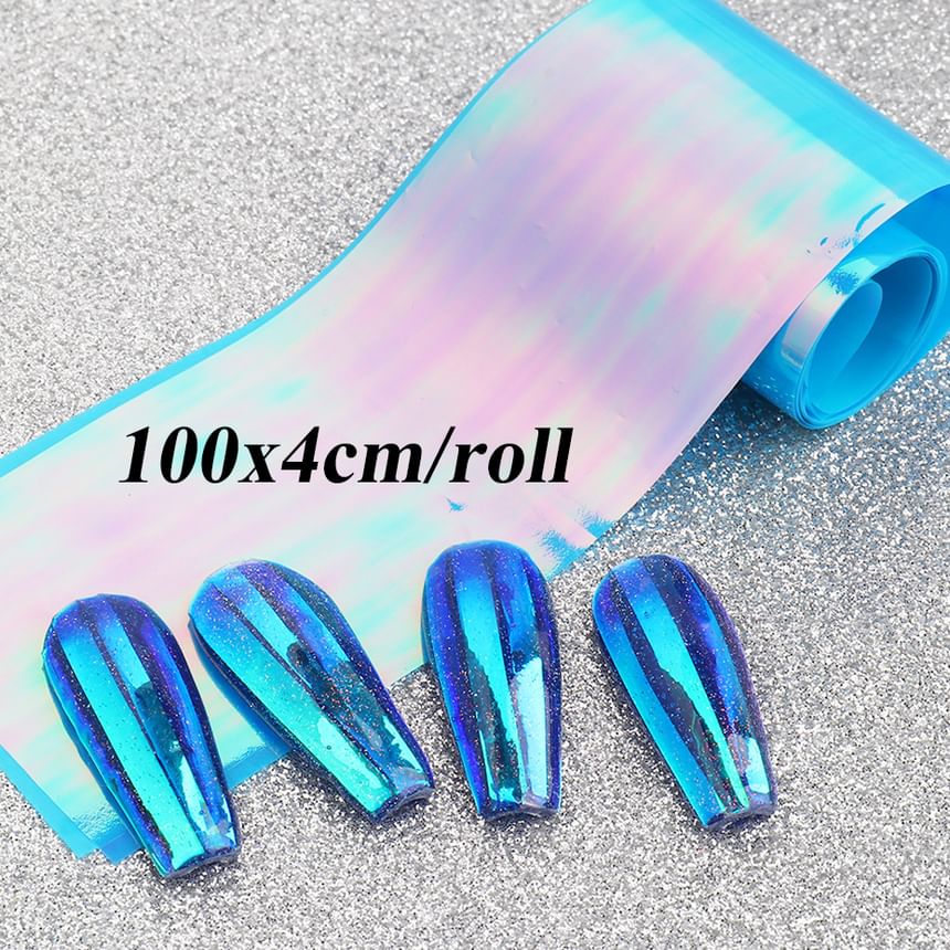 Holographic Film Nail Art Decoration