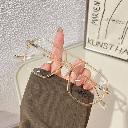 Hexagon Frame Eyeglasses