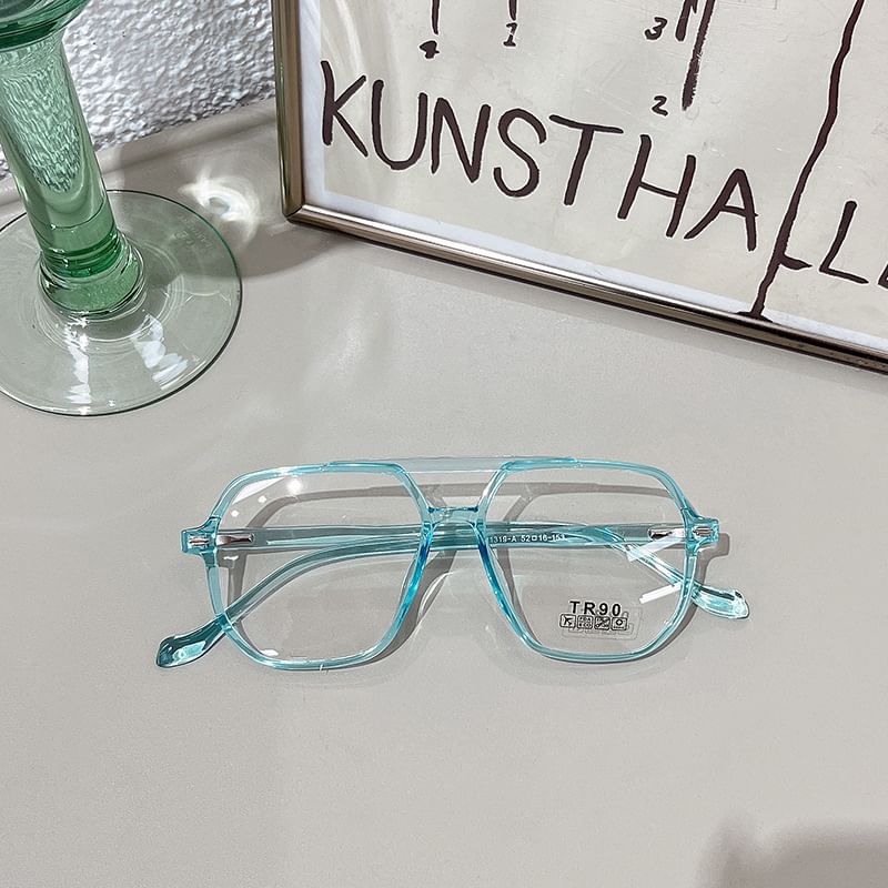 Hexagon Frame Eyeglasses