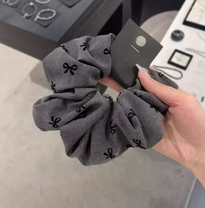 Bow Print Scrunchie / Dotted Scrunchie