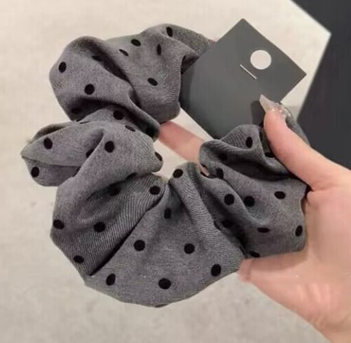 Bow Print Scrunchie / Dotted Scrunchie