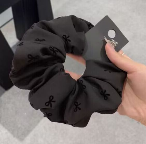 Bow Print Scrunchie / Dotted Scrunchie