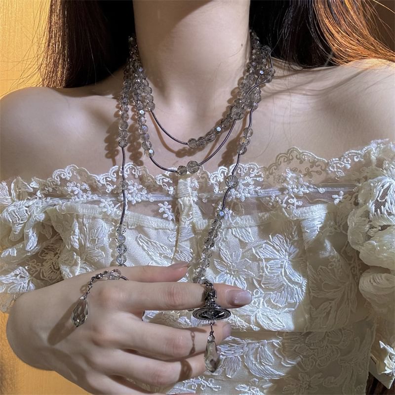 Beaded Layered Necklace