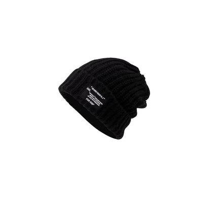 Applique Ribbed Knit Beanie