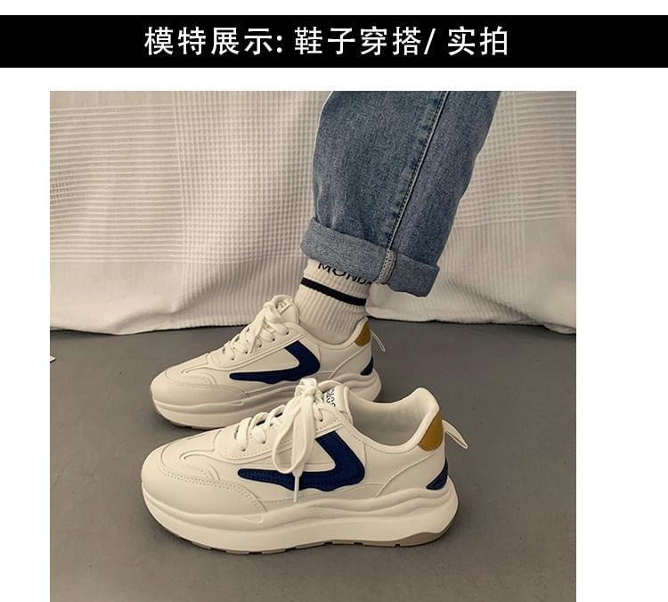 Color Block Platform Sneakers