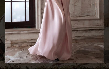 A-Line Gown Evening Strapless Ruched Plain