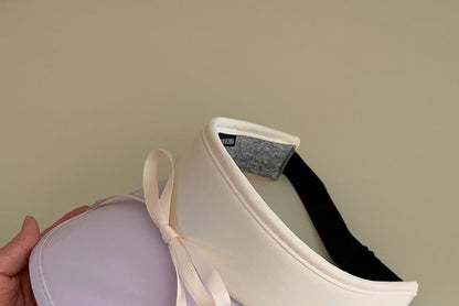 Two Tone Bow Sun Visor