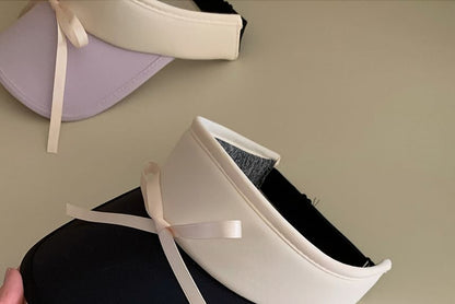 Two Tone Bow Sun Visor