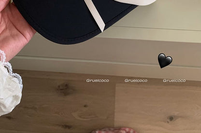 Two Tone Bow Sun Visor