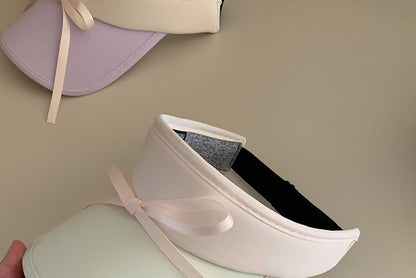 Two Tone Bow Sun Visor