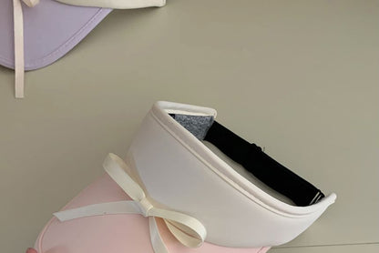 Two Tone Bow Sun Visor